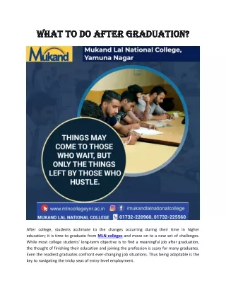 what to do after graduation what to do after
