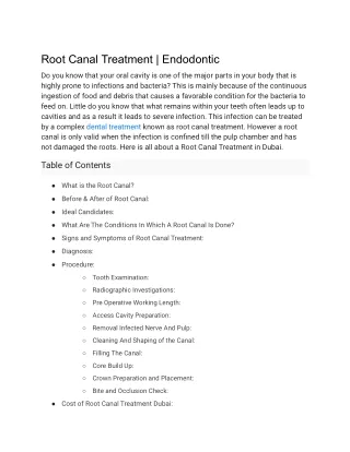 Root Canal Treatment _ Endodontic