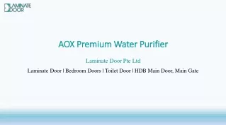 AOX Premium Purified Water