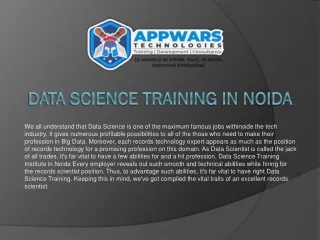 we all understand that data science
