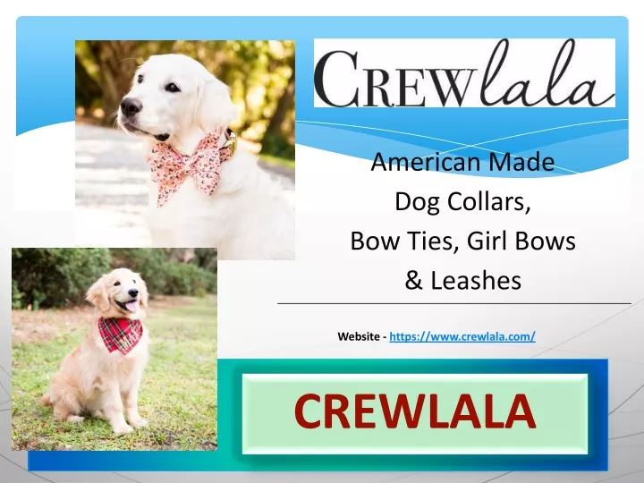 american made dog collars bow ties girl bows