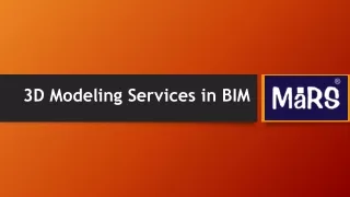 3D Modeling Services in BIM