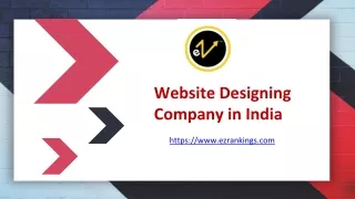 Web designing company in India- EZ Rankings