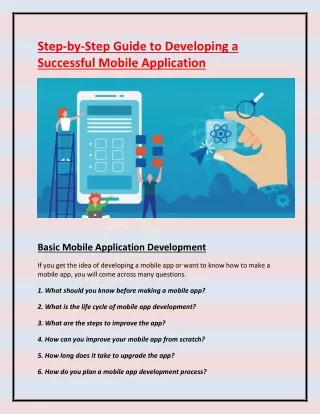 step by step guide to developing a successful