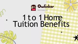 1 to 1 Home Tuition Online in Singapore