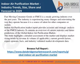 Indoor Air Purification market