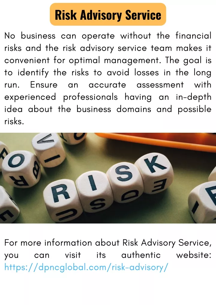 risk advisory service