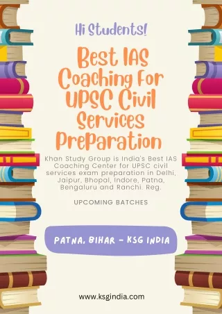 Patna, Bihar - KSG India | Best IAS Coaching For UPSC Civil Services Preparation