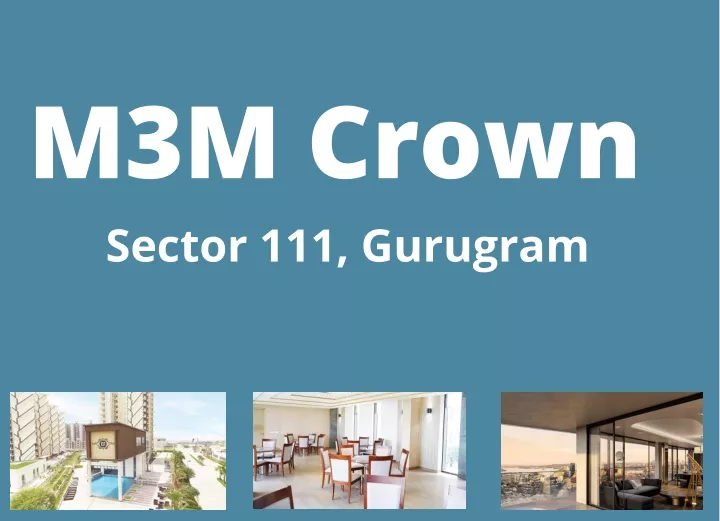 m3m crown sector 111 gurugram