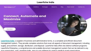 Laserfiche India, Accounts Payable solution, Supplier Portal, Procure to Pay automation, Shared Services Automaton, nimb