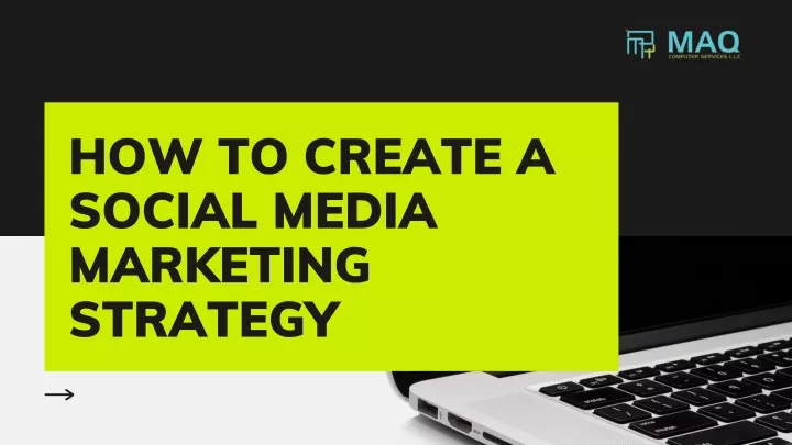 how to create a social media marketing strategy