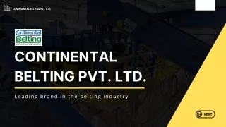 Heat Resistant Conveyor Belt & Conveyor Belt - Continental Belting Pvt. Ltd.