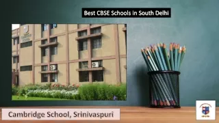 best cbse schools in south delhi