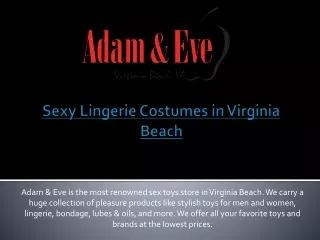 Best Place to Buy Sexy Role Play Outfit in Virginia Beach