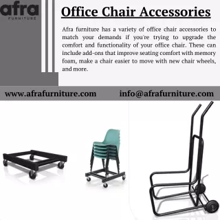 Office chair accessories