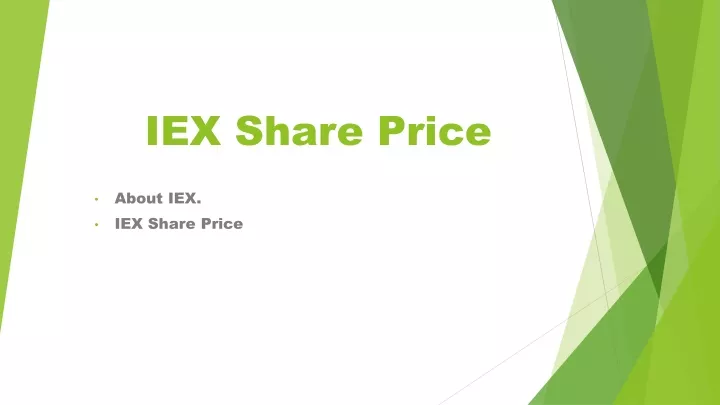 iex share price