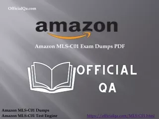 Amazon MLS-C01 by OfficialQa