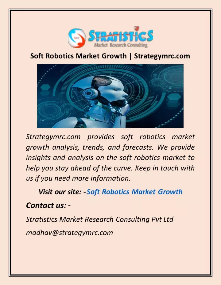 soft robotics market growth strategymrc com