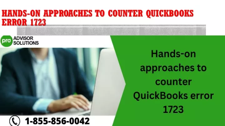 hands on approaches to counter quickbooks error 1723
