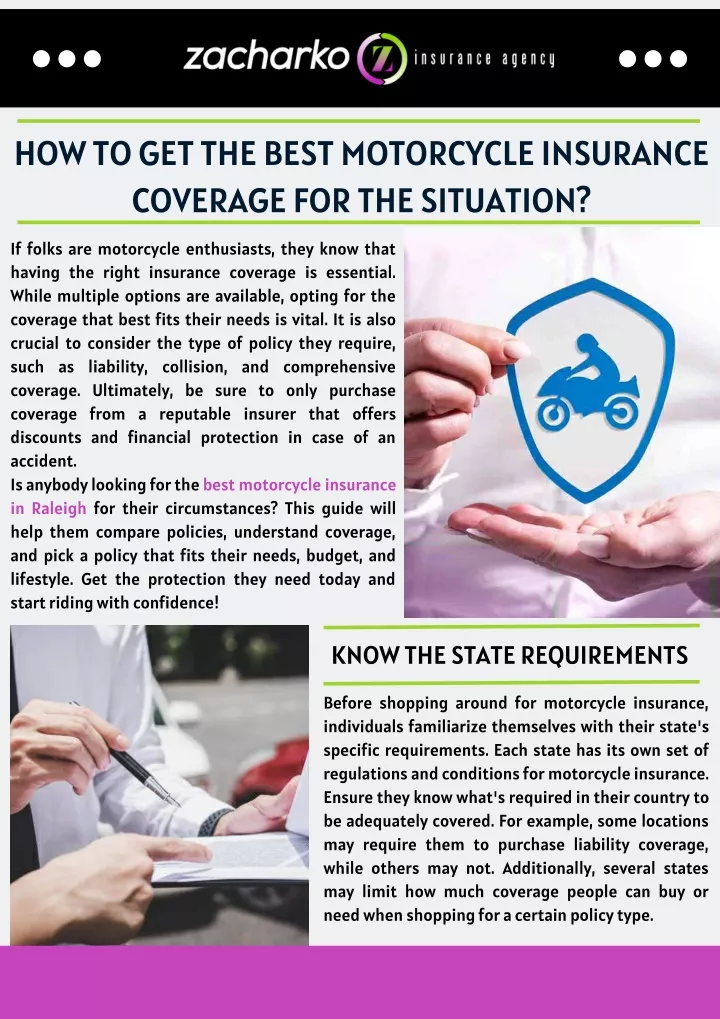 how to get the best motorcycle insurance coverage