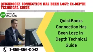 quickbooks connection has been lost in depth technical guide