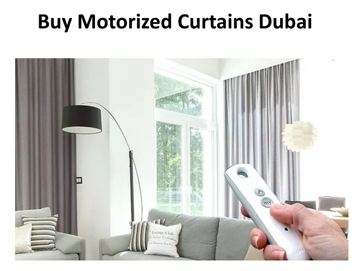 buy motorized curtains dubai