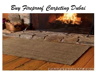 Buy Fireproof Carpeting Dubai