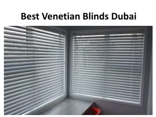Best Venetian Blinds Dubai