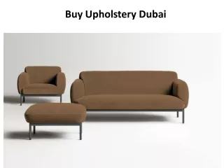 Buy Upholstery Dubai