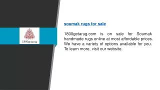 Soumak Rugs for Sale  1800getarug.com
