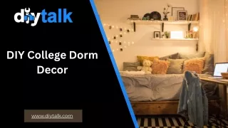DIY College Dorm Decor - DIYTalk