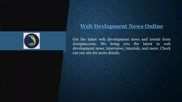 web devlopment news online