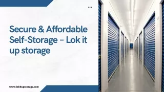 Lok It Up Storage Provide Secure Storage Services in Sapulpa, USA