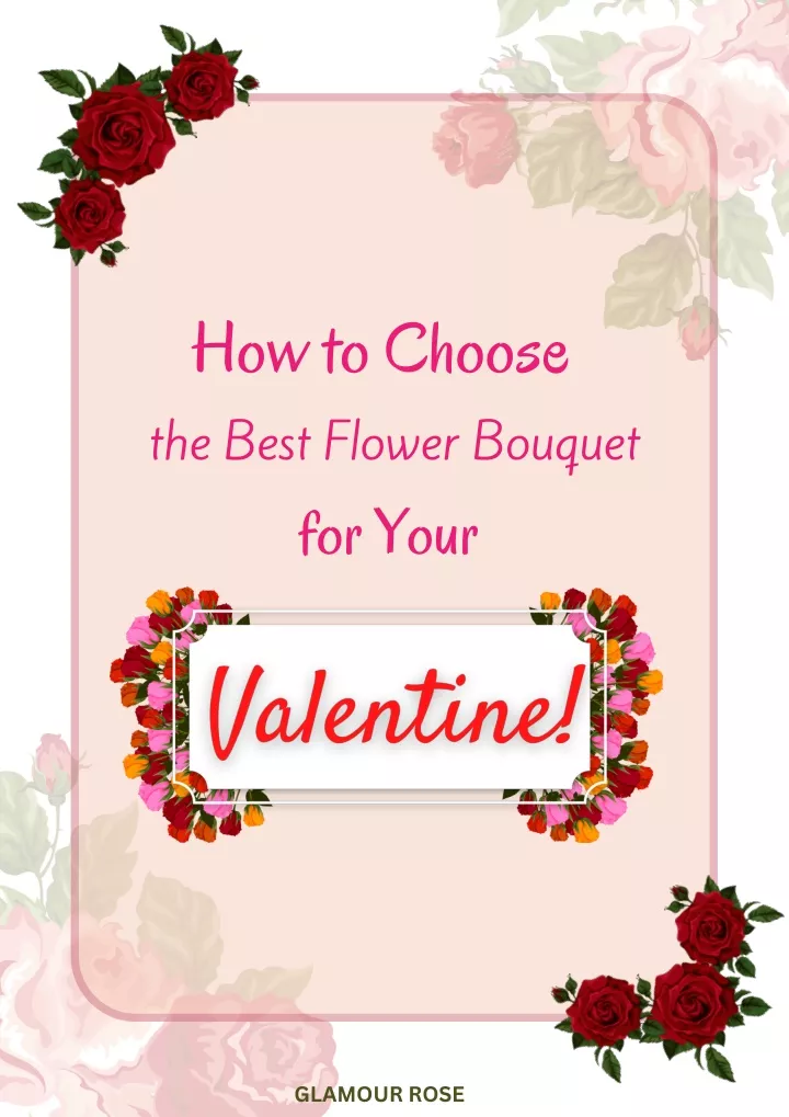 how to choose the best flower bouquet for your