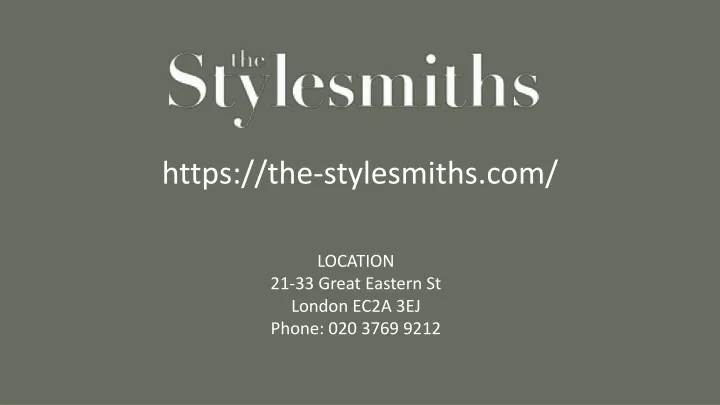 https the stylesmiths com