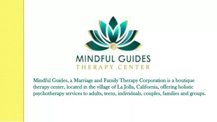 mindful guides a marriage and family therapy