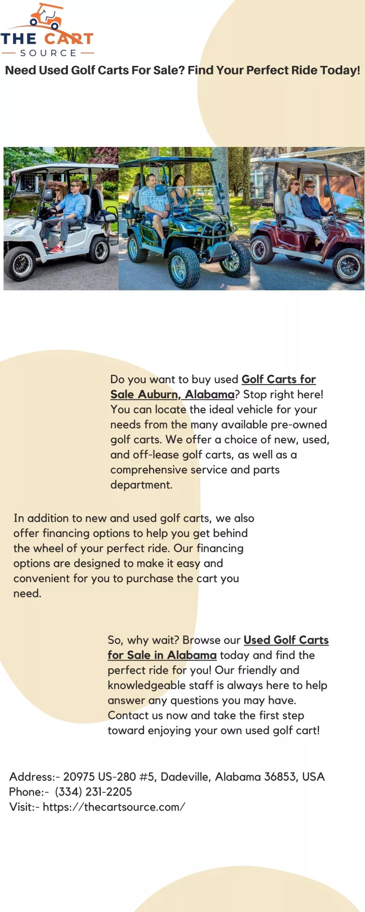 need used golf carts for sale find your perfect