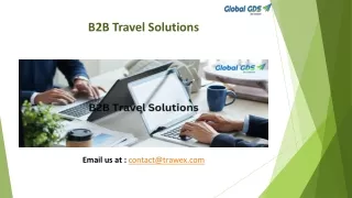 B2B Travel Solutions