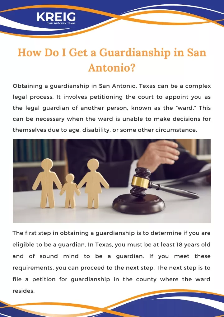 how do i get a guardianship in san antonio