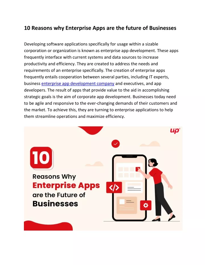 10 reasons why enterprise apps are the future