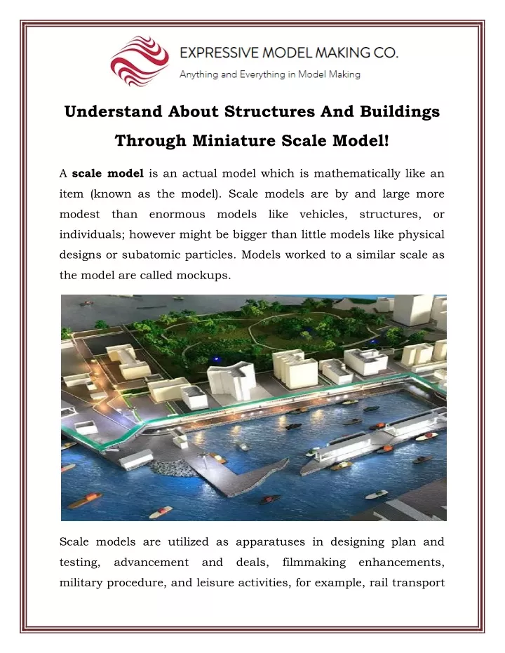 understand about structures and buildings