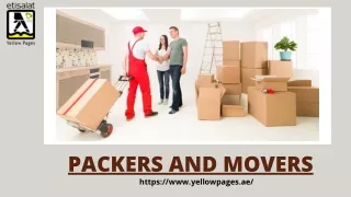 Top Packers and Movers in UAE