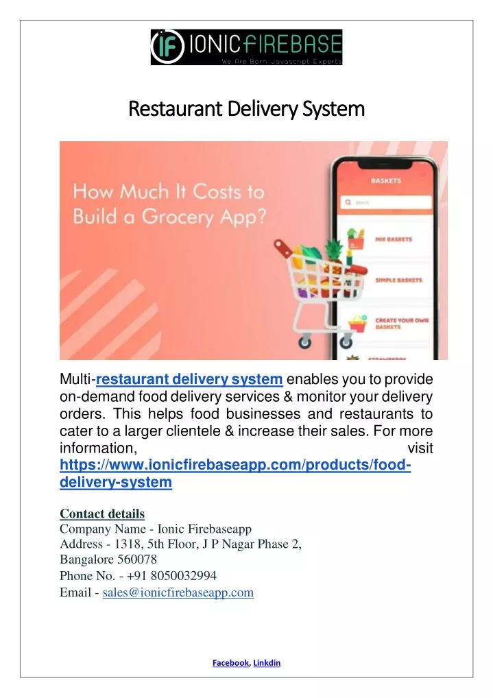 restaurant delivery system restaurant delivery