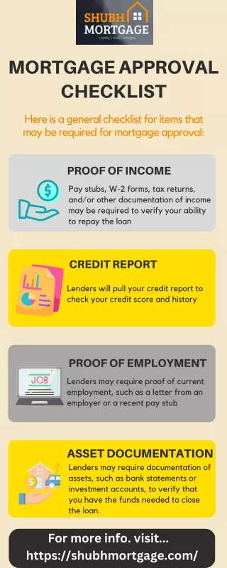 Mortgage Approval Checklist