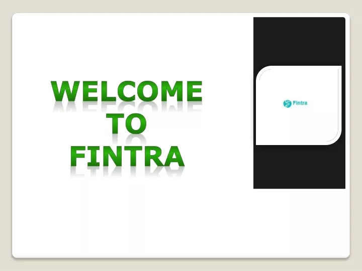 welcome to fintra