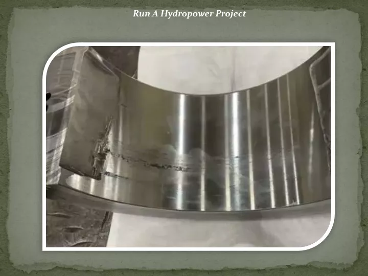 run a hydropower project