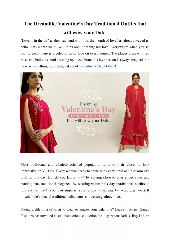 the dreamlike valentine s day traditional outfits