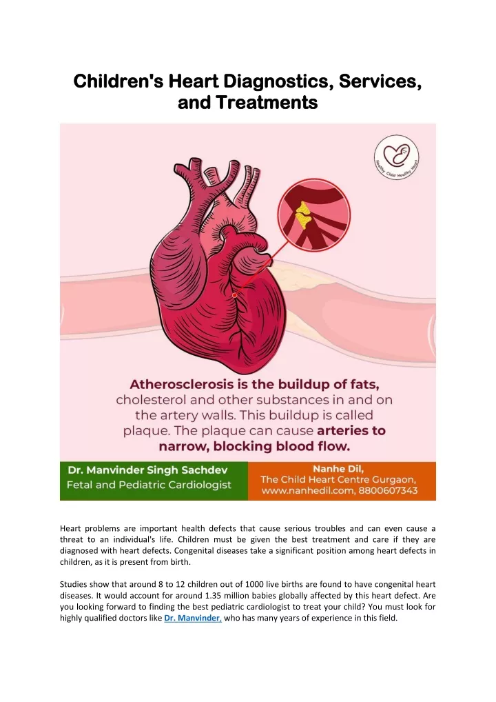 children s heart diagnostics services children