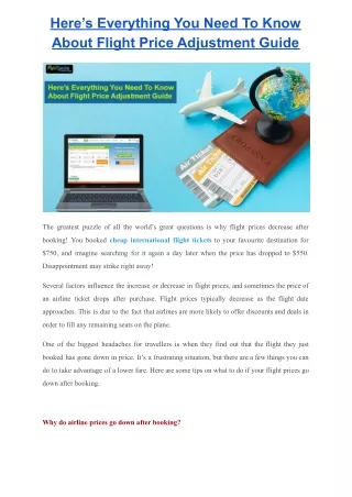here s everything you need to know about flight