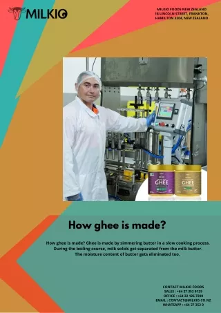How ghee is made?